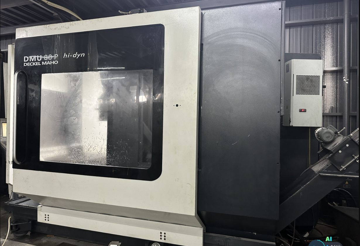 德国德马吉DMU 80 P hi-dyn五轴联动加工中心江苏昆山二手机床五轴加工中心